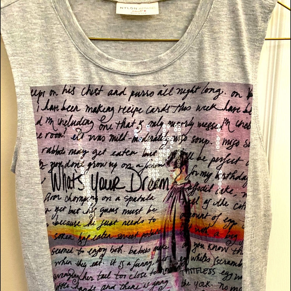 What’s Your Dream sleeveless shirt